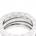 18K White Gold B.Zero1 Three-Band Ring 51 5.75