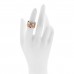 18K Rose Gold Diamond Rubellite Serpenti Seduttori Wide Ring 52 6