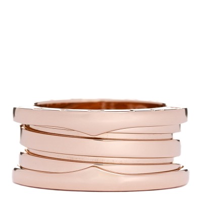 18K Rose Gold B.Zero1 Three-Band Ring 50 5.25