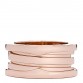 18K Rose Gold B.Zero1 Three-Band Ring 50 5.25