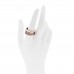 18K Rose Gold Bronze Cermet B.Zero1 Roma Four-Band Ring 61 9.5