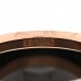 18K Rose Gold Black Ceramic B.Zero1 Four-Band Ring 56 7.5