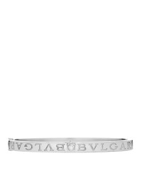 18K White Gold Diamond B.Zero1 Essential Bangle Bracelet M