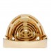 18K Yellow Gold Astrale Cerchi Ring 50 5.5