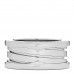 18K White Gold B.Zero1 Three-Band Ring 51 5.75