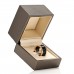 18K Rose Gold Black Ceramic B.Zero1 Four-Band Ring 53 6.25