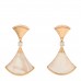 18K Rose Gold Diamond Mother of Pearl Divas' Dream Earrings