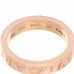18K Rose Gold Diamond B.Zero1 Essential Band Ring 54 6.75