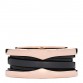 18K Rose Gold Black Ceramic B.Zero1 Two-Band Ring 51 5.75