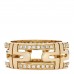 18K Yellow Gold Diamond Parentesi Ring 51 5.75