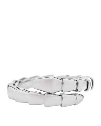 18K White Gold Serpenti Viper Ring L