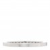 18K White Gold Diamond Roma Amor Wedding Band Ring 46 3.75