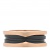 18K Rose Gold Black Ceramic B.Zero1 Two-Band Ring 56 7.5