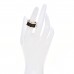 18K Rose Gold Black Ceramic B.Zero1 Four-Band Ring 53 6.25