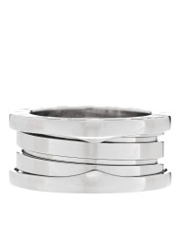 18K White Gold B.Zero1 Three-Band Ring 48 4.5