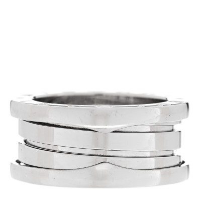 18K White Gold B.Zero1 Three-Band Ring 48 4.5