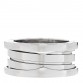 18K White Gold B.Zero1 Three-Band Ring 48 4.5