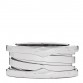 18K White Gold B.Zero1 Three-Band Ring 51 5.75