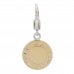 18K White Gold Pave Diamond BVLGARI BVLGARI Charm Pendant