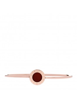 18K Rose Gold Carnelian BVLGARI BVLGARI Bangle Bracelet S