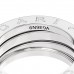 18K White Gold B.Zero1 Three-Band Ring 51 5.75