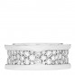 18K White Gold Diamond B.Zero1 Pave Ring 54 6.75