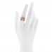 18K Rose Gold Diamond Fiorever Pave Ring 54 6.75