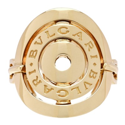 18K Yellow Gold Astrale Cerchi Ring 50 5.5