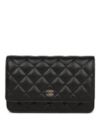 CC Wallet on Chain WOC Black Caviar Gold Hardware