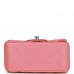 CC Mini Square Flap Bag Pink Lambskin Light Gold Hardware