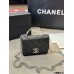 Cc new arrival handbag caviar leather size: 15 * 11cm