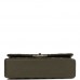 CC Medium Classic Double Flap Bag Olive Calfskin Light Gold Hardware