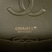 CC Medium Classic Double Flap Bag Olive Calfskin Light Gold Hardware