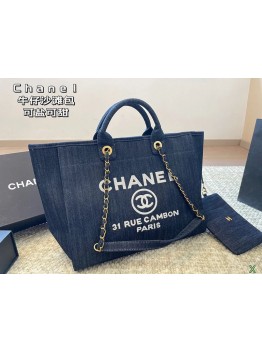 CC new arrival denime tote bag size:  37 * 31 cm