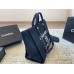 CC new arrival denime tote bag size:  37 * 31 cm