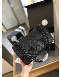 CC new arrival black caviar leather CF bag