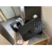 CC new arrival black caviar leather CF bag