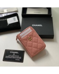 cc Zipped Coin Purse Pink Bag For Women 10.9cm/4.3in AP1650 Y33352 NI687