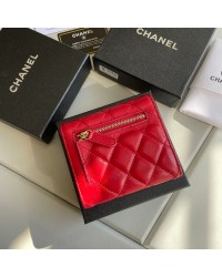 cc Small Classic Flap Wallet Red Bag For Women 10.5cm/4.1in