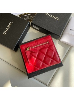 cc Small Classic Flap Wallet Red Bag For Women 10.5cm/4.1in