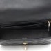 CC Lambskin Quilted Mini Top Handle Rectangular Flap in Black