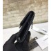 cc CO-CO Boy Flap Card Holder 11cm/4.3in Silver Hardware For Women Black