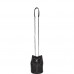 CC Mini Bucket Bag Black Lambskin Silver Hardware