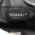 CC Mini Bucket Bag Black Lambskin Silver Hardware