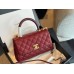 CC coco handle caviar leather size : 23*13cm