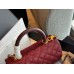 CC coco handle caviar leather size : 23*13cm