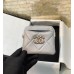 cc CO-CO Card Holder 12cm/4.7in Gold Hardware For Women Grey