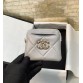 cc CO-CO Card Holder 12cm/4.7in Gold Hardware For Women Grey