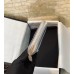 cc CO-CO Card Holder 12cm/4.7in Gold Hardware For Women Grey
