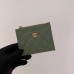 cc Flat Card Holder Olive Bag For Women 11.5cm/4.5in